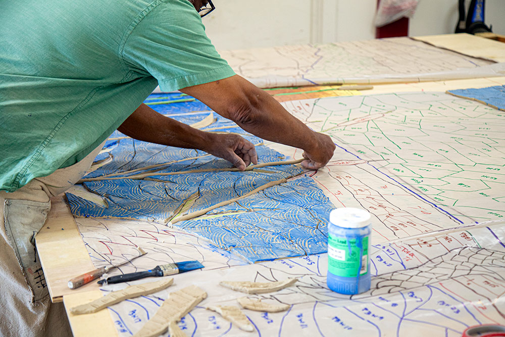 Public art installation